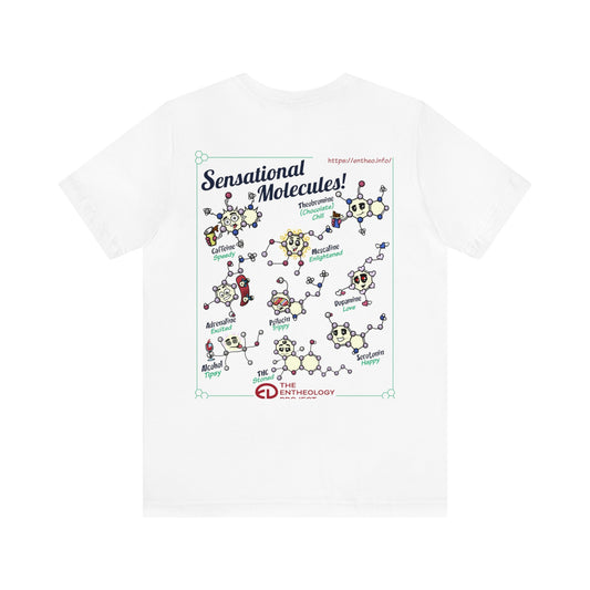 Enlighted Mescaline Jersey Short Sleeve Tee: Sensational Molecules Collection