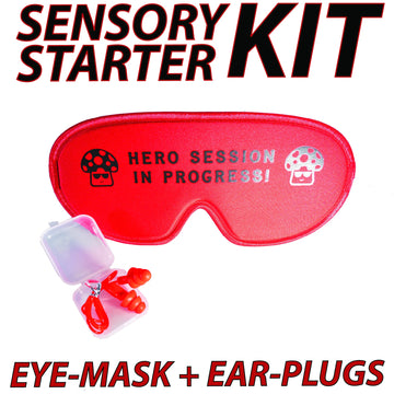 Sensory Starter Kit – Eye-Pad Blindfold & Ear-Plugs.
