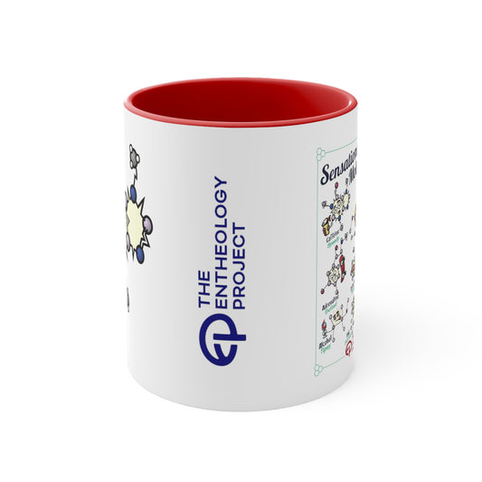 Sensational Molecules Series: Speedy Caffeine! 11oz Accent Coffee Mug.