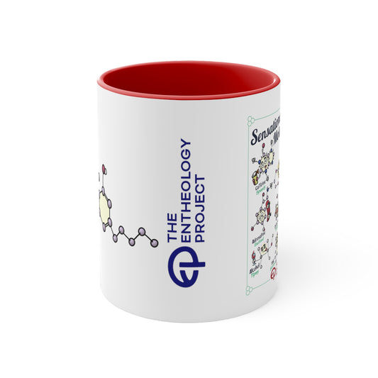 Sensational Molecules Series: Stoned THC! 11oz Accent Coffee Mug.